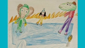 Большакова Анна, 8 - На катке