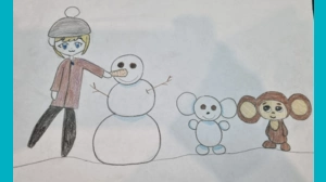 Елизавета, 11 - Я и чебурашка