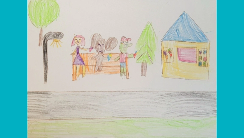 Ляйсан, 8 - В парке