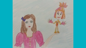 Полина, 7 - Симка и я