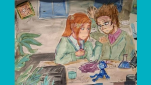 Мишель, 13 - День с ученым