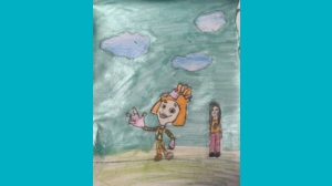 Маша, 9 - Симка и я