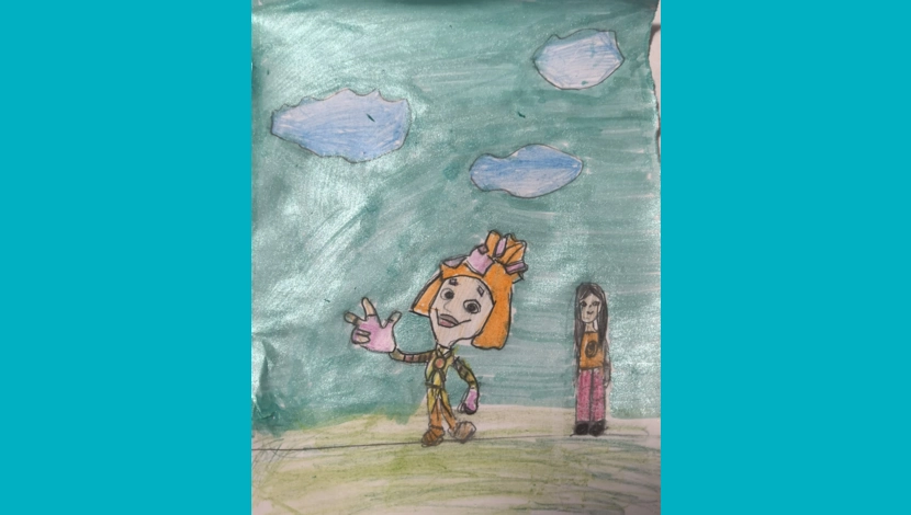 Маша, 9 - Симка и я