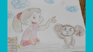 Виктория, 6 - Я и чебурашка